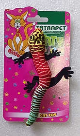 Іграшка для котів Caty funny плюшева ящірка 16 см