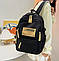 Молодіжний рюкзак FASHION для школи, роботи та подорожей 1355 Black, фото 9