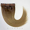 Натуральне Слов'янське Волосся на Заколках 45-50 см 110 грам, Балаяж №8A-1575, фото 6