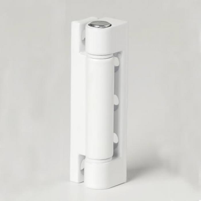 Петля алюмінієва для металопластикових (ПВХ) вікон і балконних дверей біла, фото 1