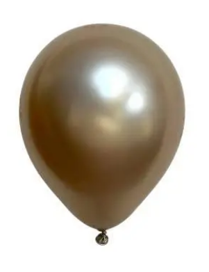 Повітряна кулька хром "Шампань", 10" (25 см), 50 шт., фото 1