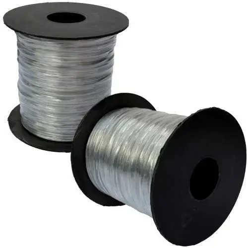 Упаковковий дріт у ПВХ ізоляції, прозорий, на пластиковій котушці, 250м, 7-0901TR