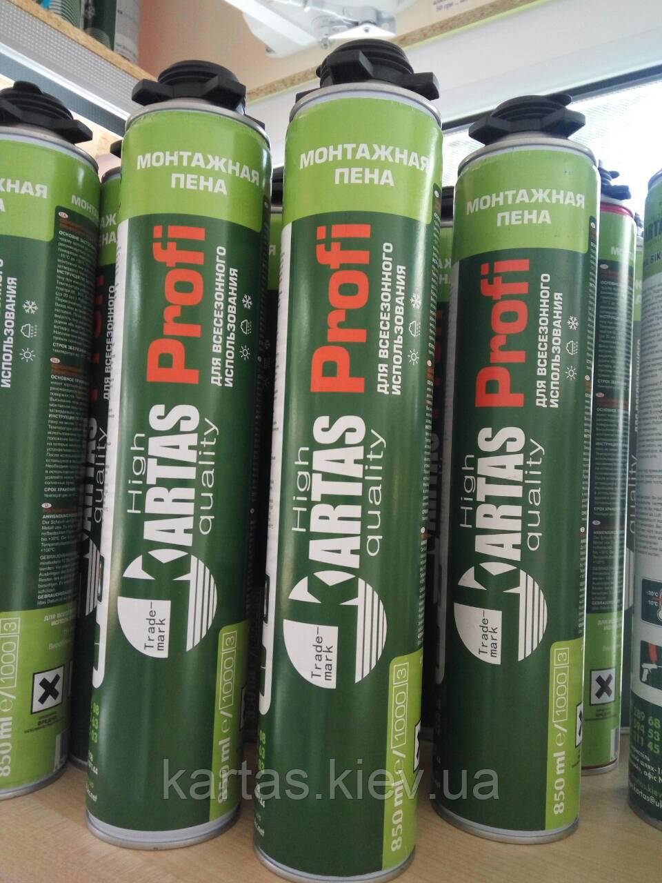 Піна монтажна 65L 800мл.(під пістолет), фото 1