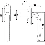 Ручка віконна Масо( Австрія)., фото 5