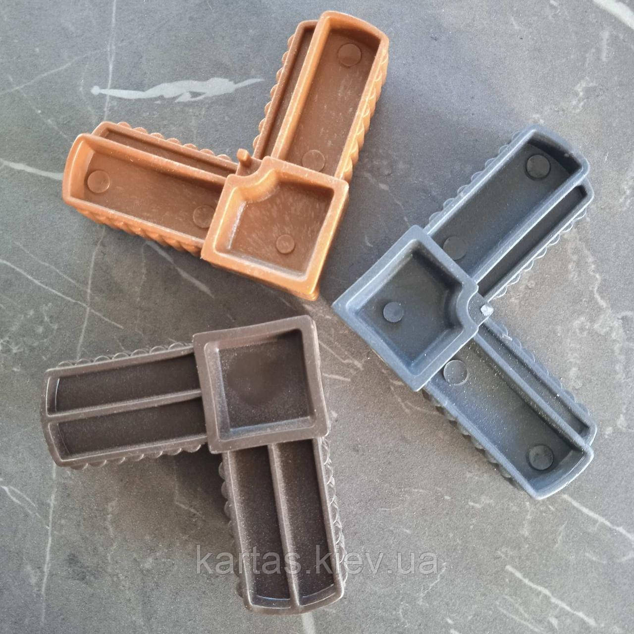 Кут для поворотної москітної сітки профілю 17х25мм, фото 1