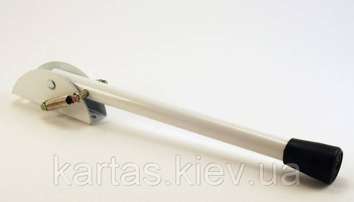 Ніжка відкидна для упору дверей Ø18 мм. L-250 біла, фото 1