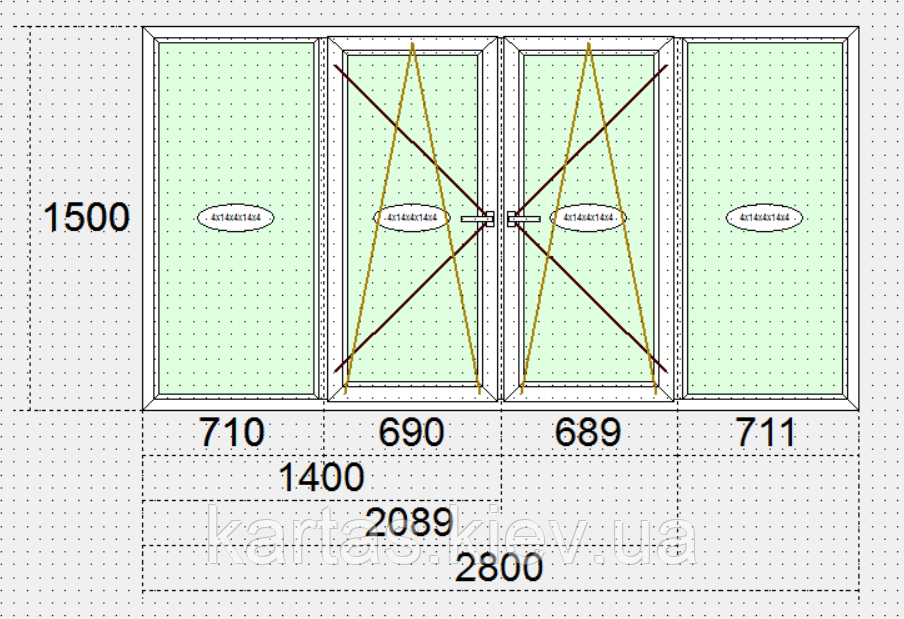 Лоджия - профіль 70 мм, фото 1