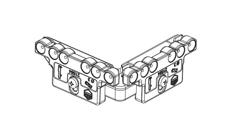 MACO 21564 Шаблон петель стулки 3 мм, фото 1