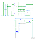 Шафа-купе кутова спарена, фото 3