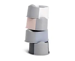 Горщик дитячий компактний Buubla BU105 Зелений, фото 5