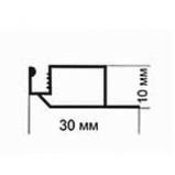 Москітна сітка «Анвіс» Стандарт 10*30 (ручка металева), фото 5