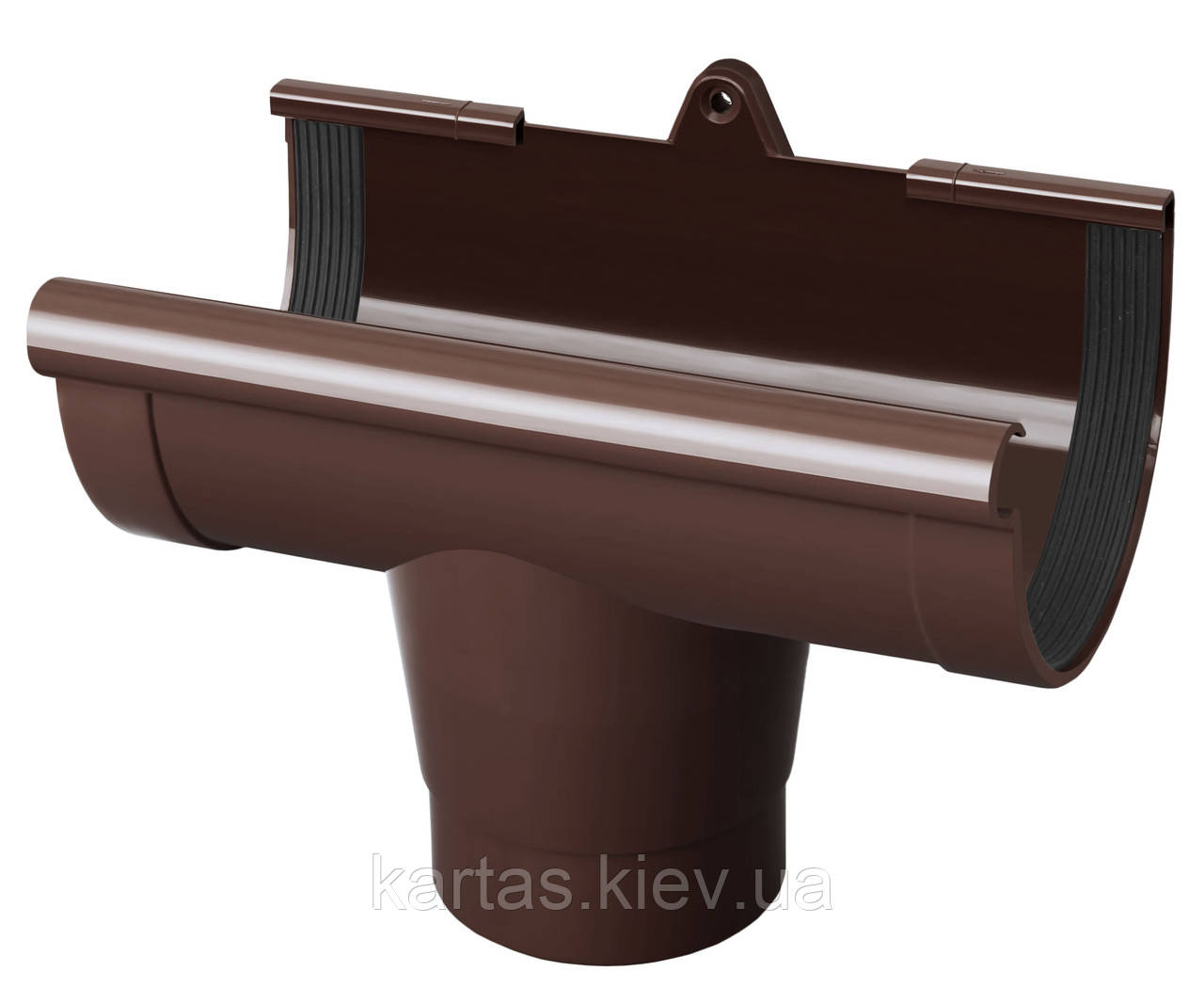 Лійка жолоба горілчаного 120x85 Коричневий, фото 1