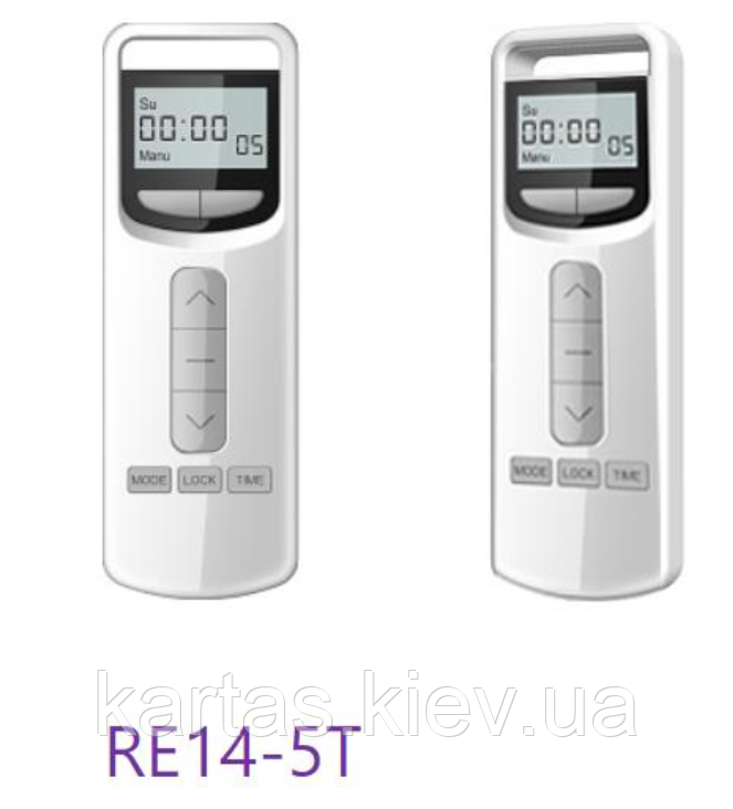 Пульт дистанційного керування 5-ти канальний з таймером RE14-5T. Присутні  додаткові функції, фото 1