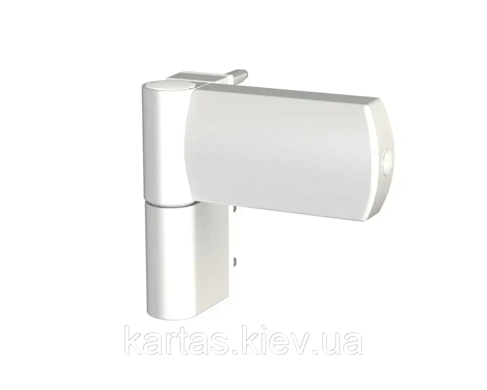 Петля дверна АТ 25 (110кг) Ral 9016 біла, фото 1