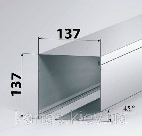 Короб захисний для ролет Alutech SB45/137, фото 1