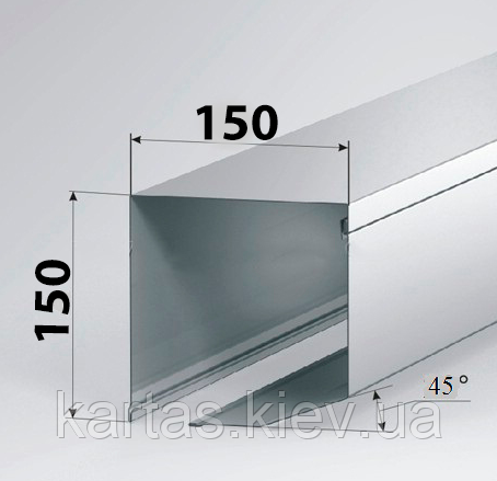 Короб захисний для ролет Alutech SB45/150, фото 1