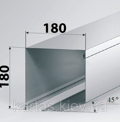 Короб захисний для ролет Alutech SB45/180, фото 1