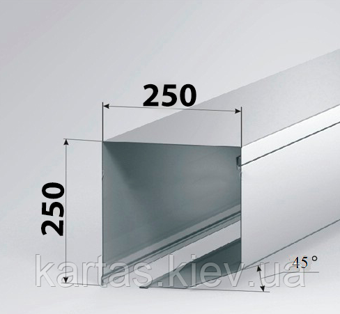 Короб захисний для ролет Alutech SB45/250, фото 1