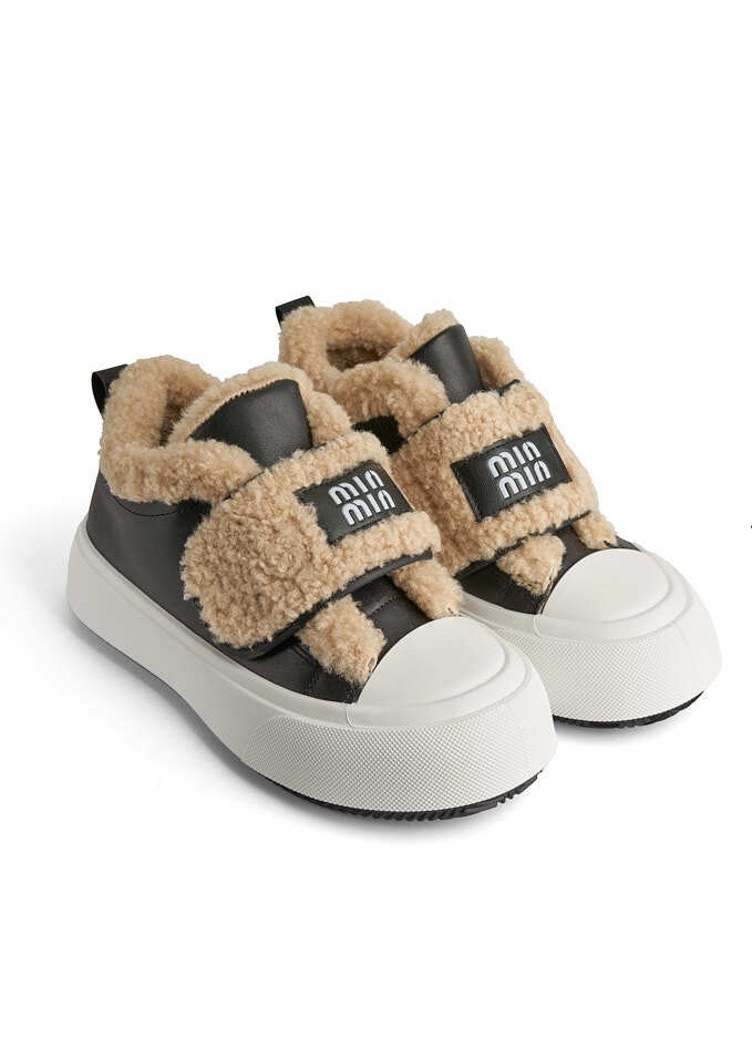 Кеди зимові жіночі утеплені чорно-білі (MX150), фото 1