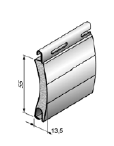 Профіль ролетний роликовий прокатний PD/55N, фото 1