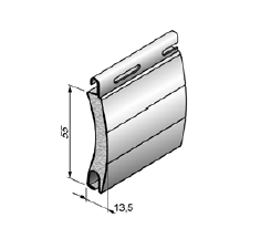 Профіль ролетний роликовий прокатний PD/55N, фото 1