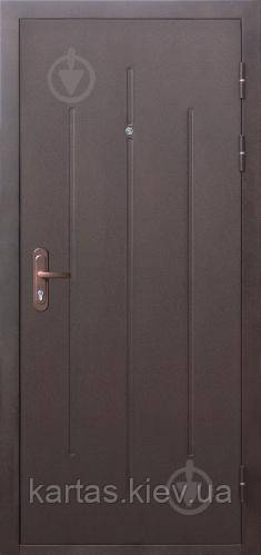 Вхідні двері СтройГОСТ 7-2 Метал/Метал, фото 1