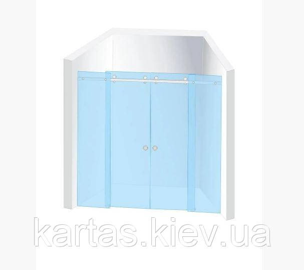 Душові кабіни в отворі з розсувними дверима, фото 1