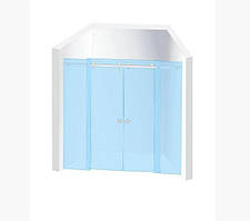 Душові кабіни в отворі з розсувними дверима