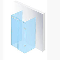 Квадратні душові кабіни з розсувними дверима