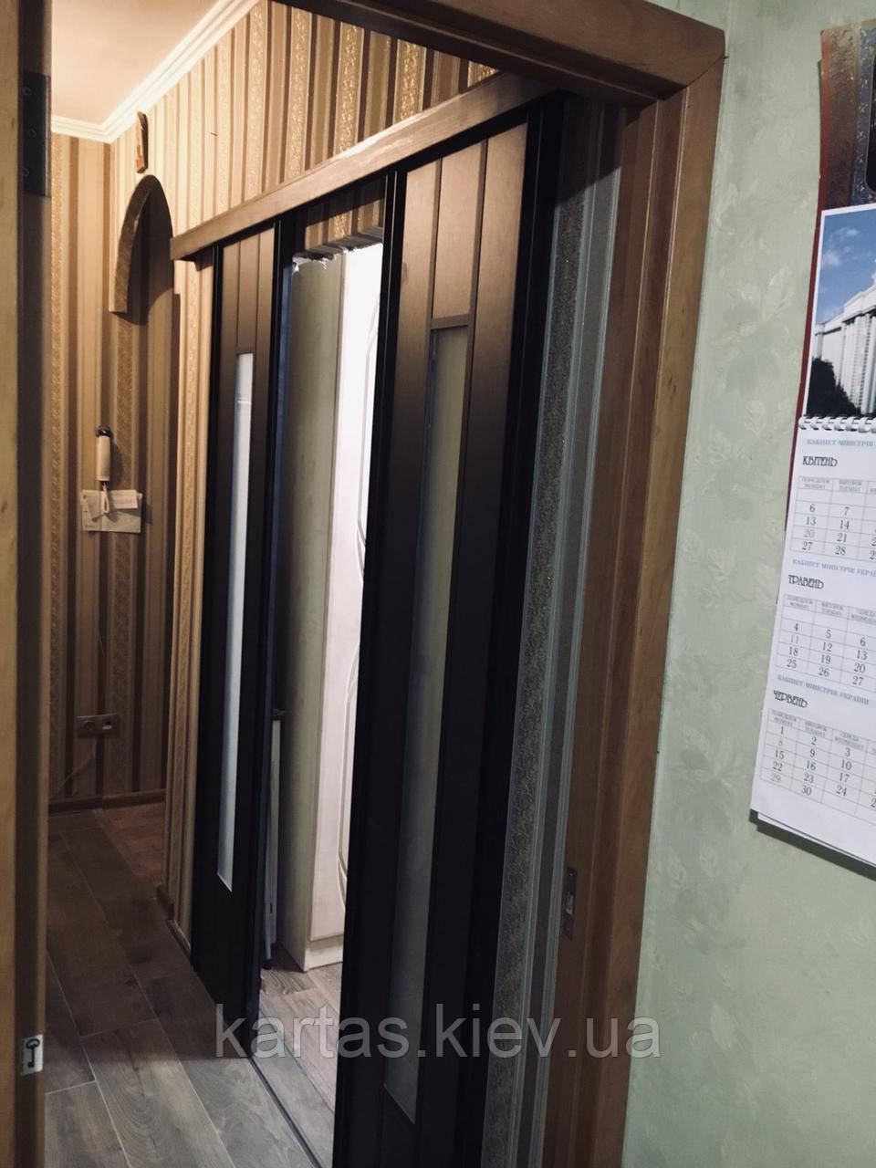 Міжкімнатні двері двостулкові розсувні, фото 1
