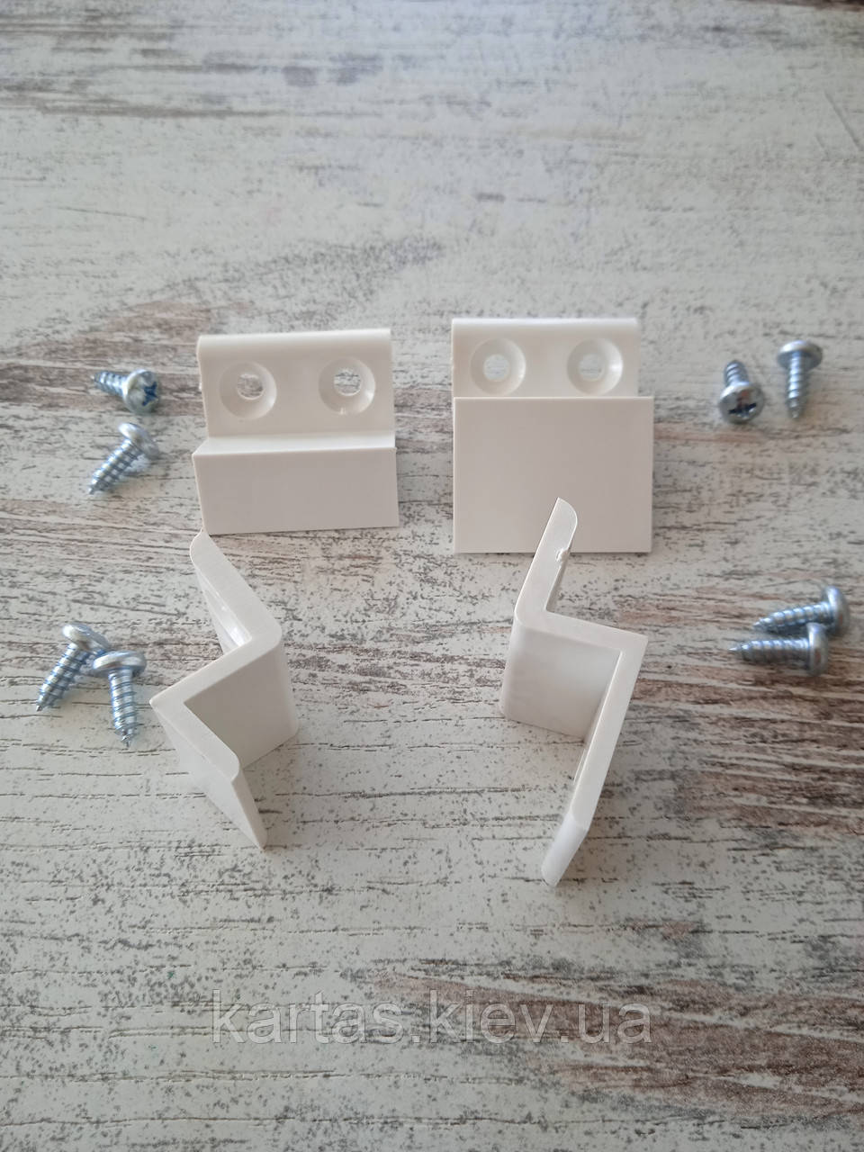 Тримач для зовнішньої москітної сітки пластиковий, фото 1