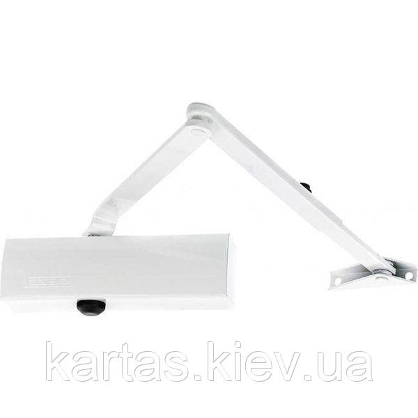 Доводчик дверний Geze TS 1500 до 80 кг білий (Німеччина) без фіксації, фото 1