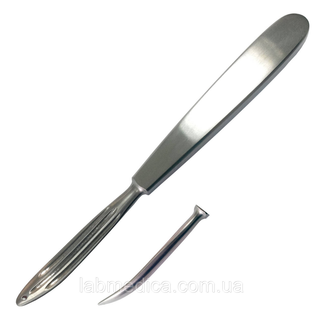 Провідник лігатурний Зонд зобний Kocher. Розміри 170х12 мм SURGIWELOMED, фото 1