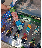 Великий Набір Фігурок Майнкрафт 16 в 1 (Minecraft) з Магнітними Блоками, фото 3