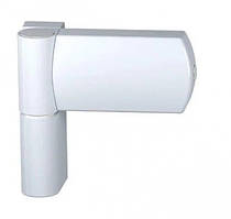 Петля дверна ASTEX АТ25 до 80 кг ЦАМ колір білий RAL 9016