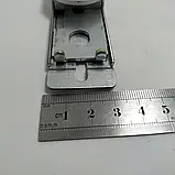 Замок ригельний з пластиною RAL9016 до захисних ролет, Білий., фото 8