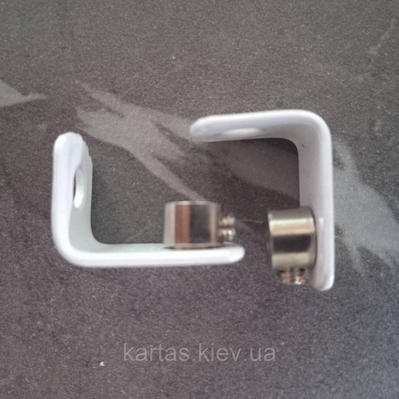 Кріплення нижнє для горизонтальних жалюзі біле, фото 1