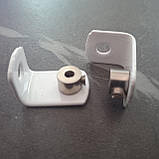 Кріплення нижнє для горизонтальних жалюзі біле, фото 2