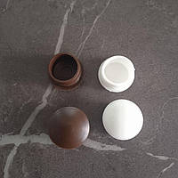 Заглушка анкера БІЧКА діаметр 13 мм колір білий (біла) коричневий (коричнева)