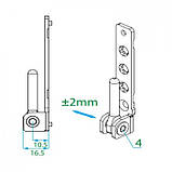 Петля на раму нижня Vorne, фото 3
