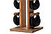 Гантелі з підставкою NOHrD SwingBel Tower 2-8 Kg Set Oak Oak Leather, фото 5