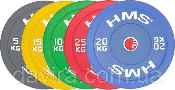 Набір олімпійських дисків HMS CBR 150 кг, фото 1