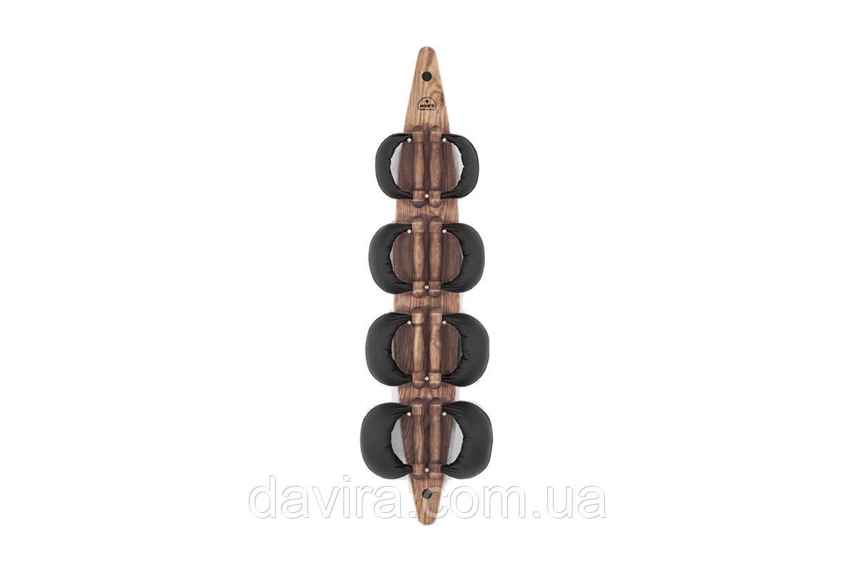 Набір гантелі зі стійкою SwingBell NOHRD 2-8 кг Oak Vintage Leather, фото 1