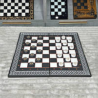 Шахи з каменю 47×24×2см вишуканий подарунок, фото 9