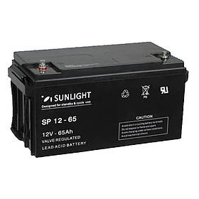 Акумуляторна батарея 12V 65 Ah SUNLIGHT SP 12-65