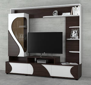 Гірка у вітальню Акварель. Стінка для вітальні, тумба під плазму