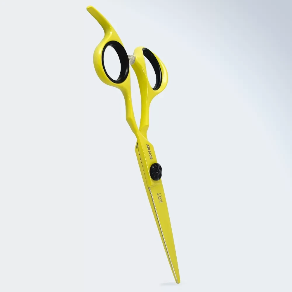 Ножиці для стрижки волосся Sway Art Yellow прямі