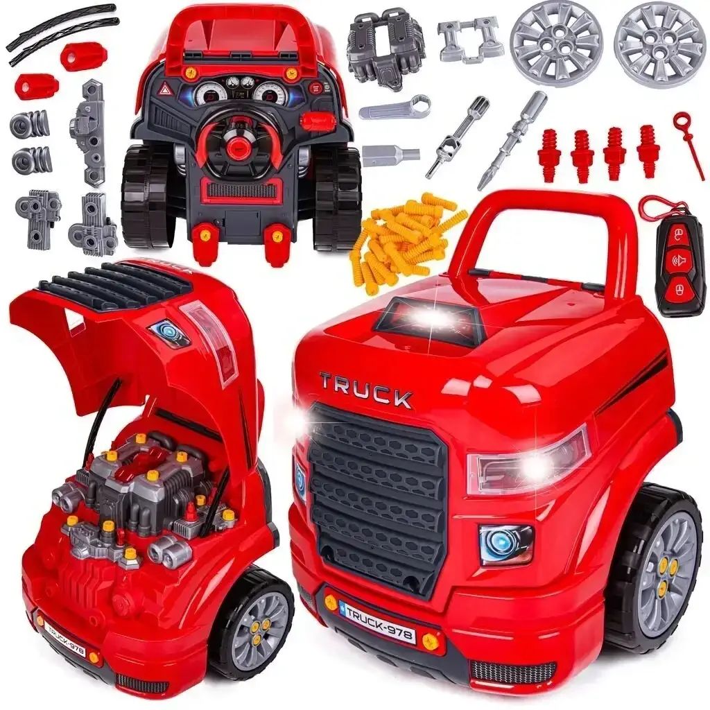 Ігровий набір для хлопчиків "Автомеханік", автотренажер, 40-39-47см, звук, світло, пульт, 008-978, фото 1