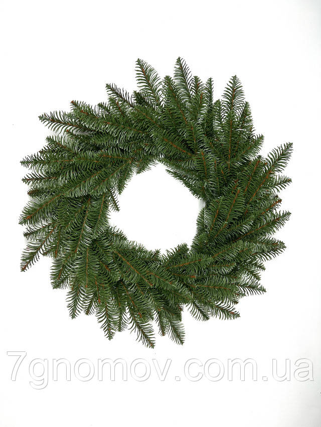 Вінок литий з пластикових гілок Натюрель