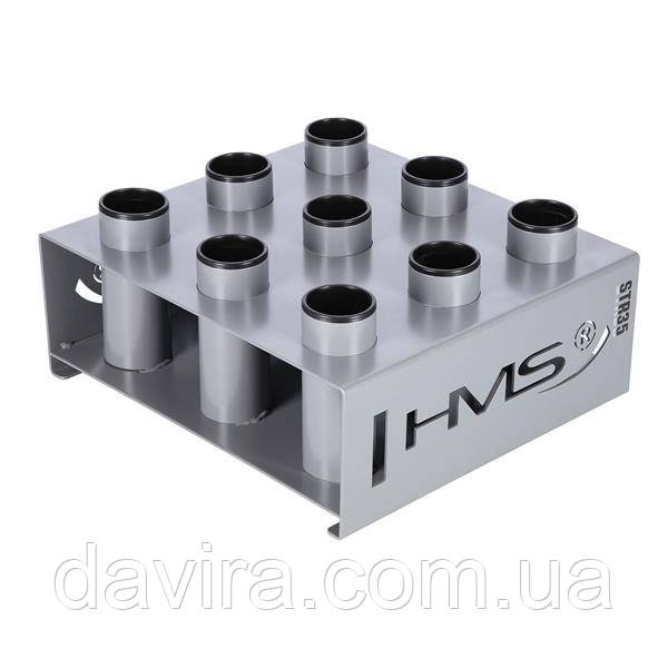 Сталева підставка під олімпійські грифи 9 лунок HMS COMMERCIAL STR35, фото 1